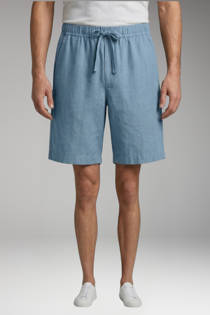 Men's Shorts with Drawstring Waist and Side Pockets