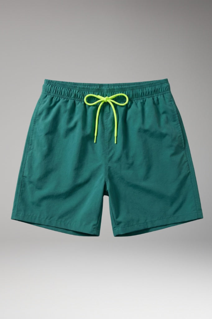 Men's Shorts with Drawstring Waistband and Side Pockets