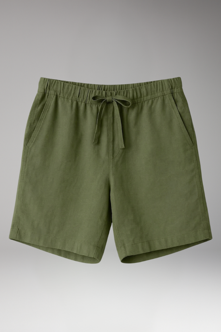 Men's Shorts with Drawstring Waist and Side Pockets