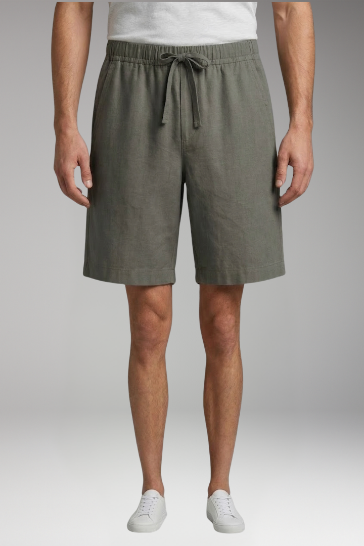 Men's Shorts with Drawstring Waist and Side Pockets