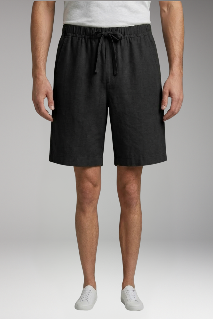 Men's Shorts with Drawstring Waist and Side Pockets