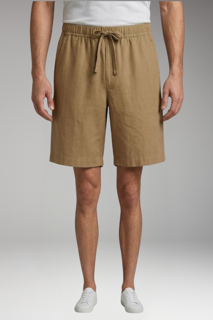 Men's Shorts with Drawstring Waist and Side Pockets