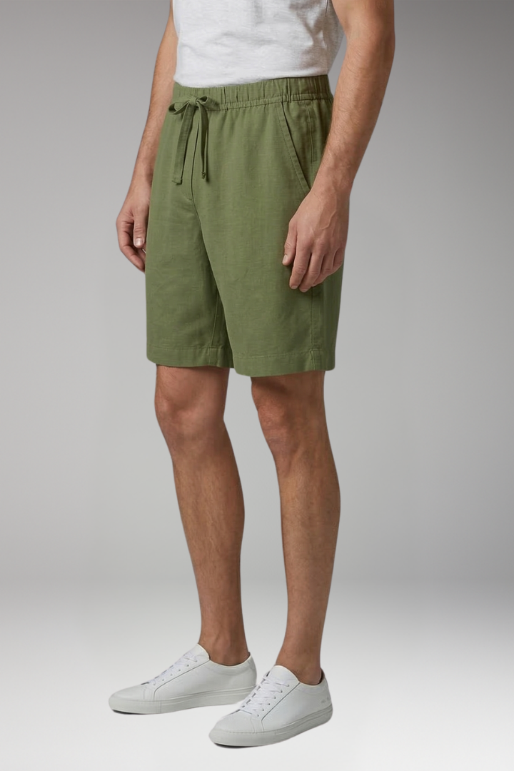 Men's Shorts with Drawstring Waist and Side Pockets