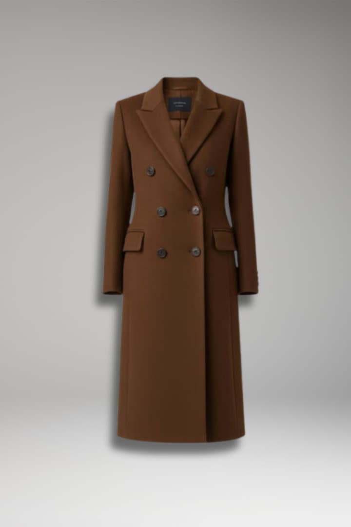 Women’s Winter Coat with Straight Fit and Long Sleeves