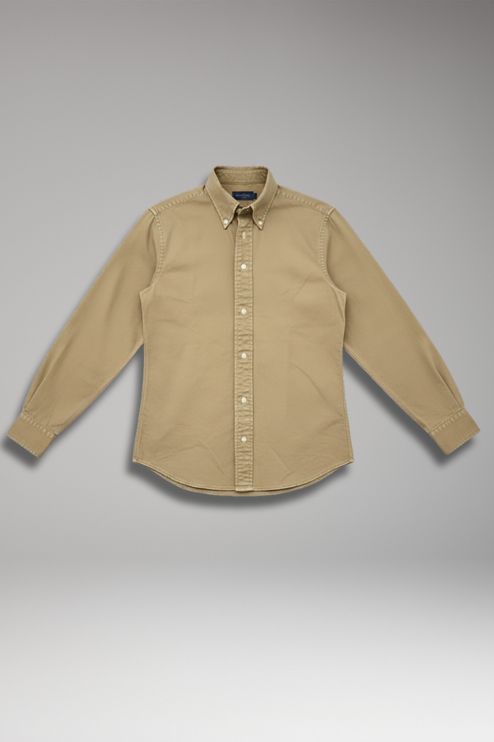 Men’s Shirt with Button Front and Defined Cuffs