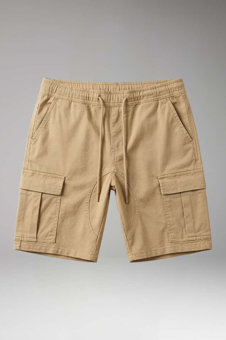 Men's Cargo Knee Length Shorts with Flap Pockets