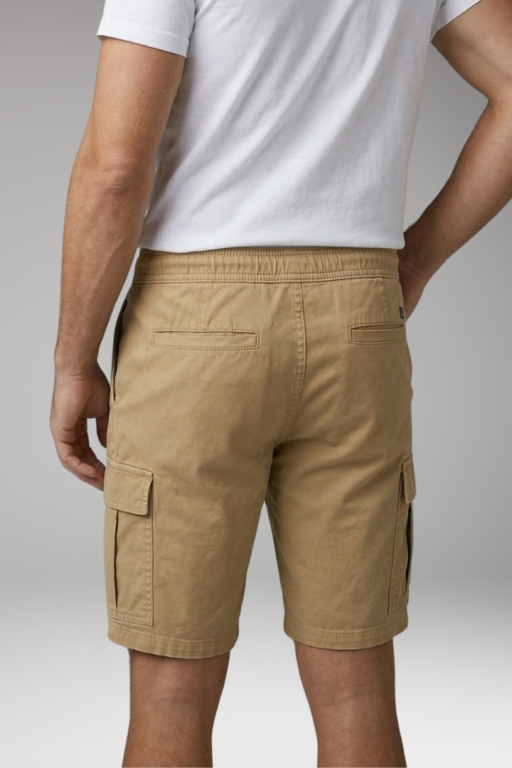 Men's Cargo Knee Length Shorts with Flap Pockets