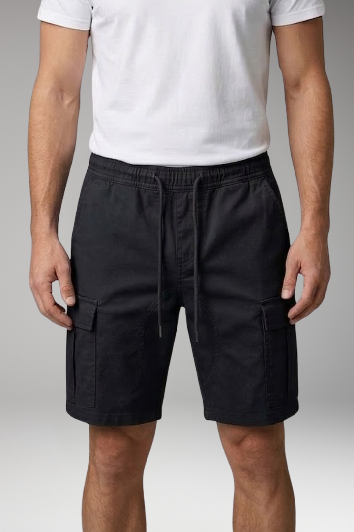 Men's Cargo Knee Length Shorts with Flap Pockets