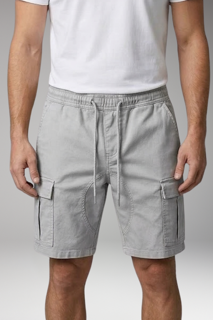 Men's Cargo Knee Length Shorts with Flap Pockets