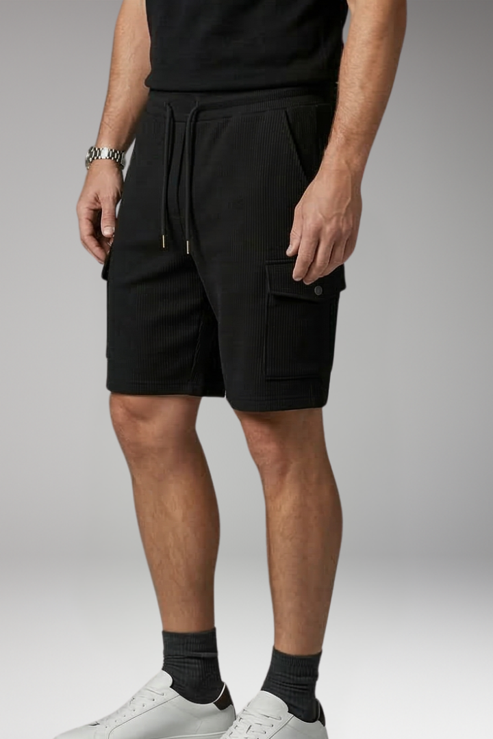 Men's Cargo Shorts with Drawstring Waist