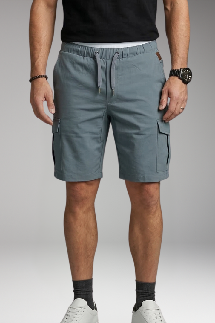 Men's Cargo Shorts with Drawstring Waist