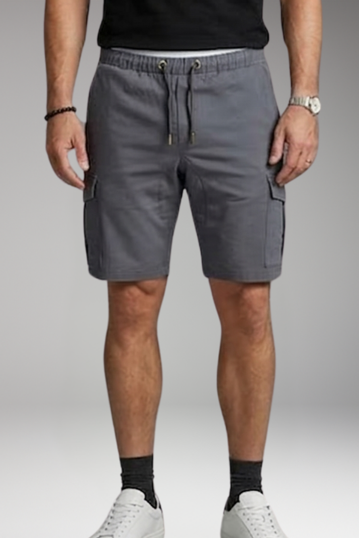 Men's Cargo Shorts with Drawstring Waist
