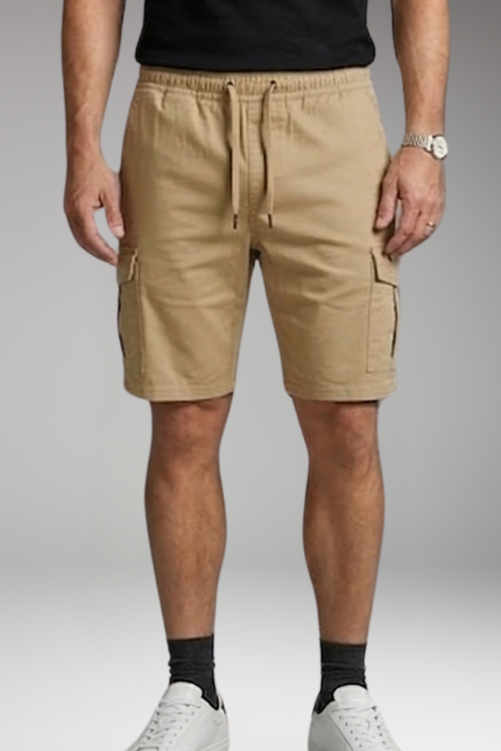 Men's Cargo Shorts with Drawstring Waist