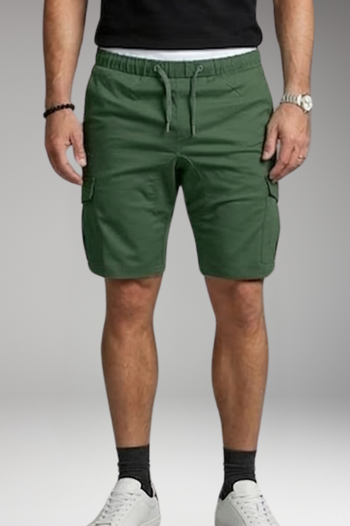 Men's Cargo Shorts with Drawstring Waist