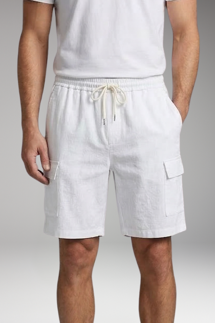 Men’s Cargo Shorts with Drawstring and Cargo Pockets