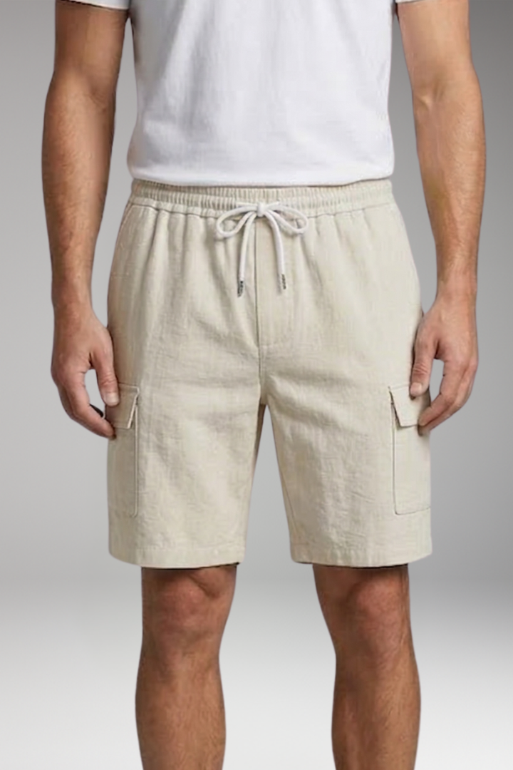 Men’s Cargo Shorts with Drawstring and Cargo Pockets