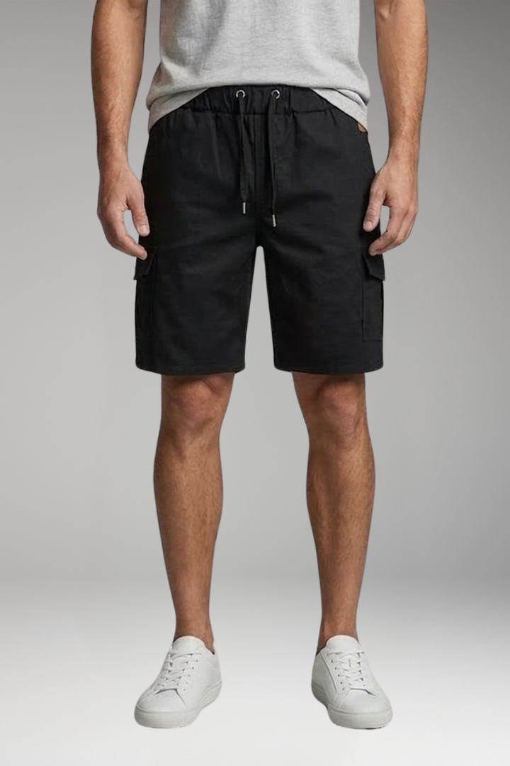 Men's Cargo Shorts with Flap Cargo Pockets