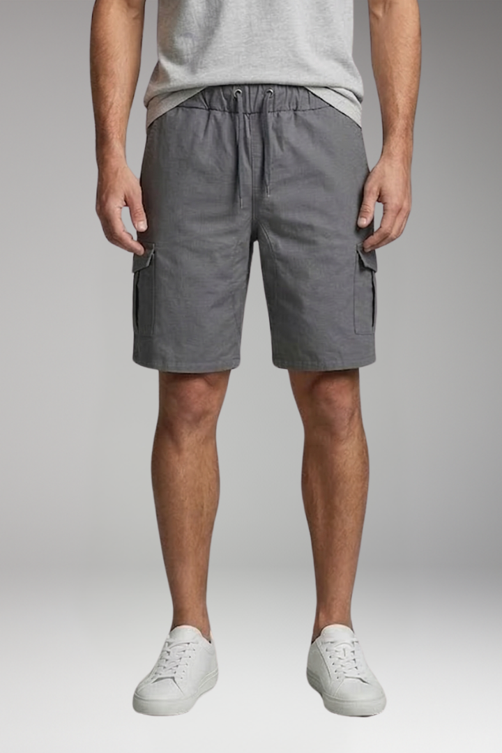 Men's Cargo Shorts with Flap Cargo Pockets