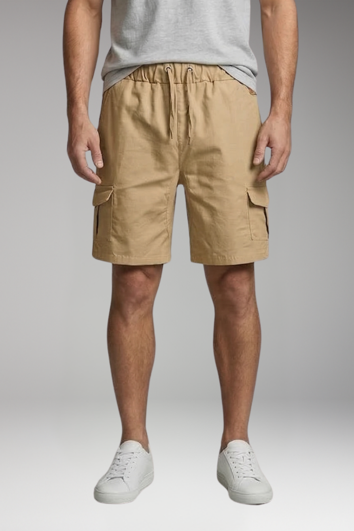 Men's Cargo Shorts with Flap Cargo Pockets