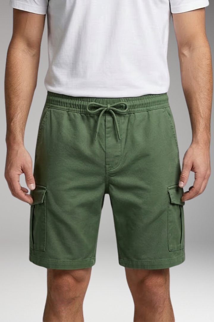 Men's Cargo Shorts with Side Cargo Flap Pockets