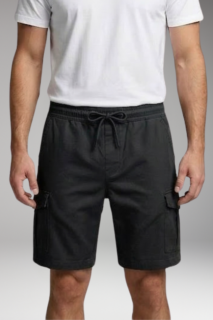 Men's Cargo Shorts with Side Cargo Flap Pockets