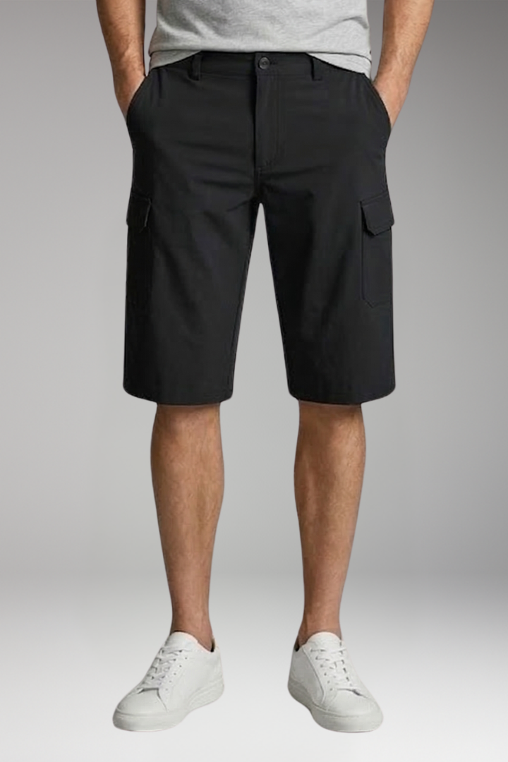 Men's Cargo Shorts with Zippered Pockets