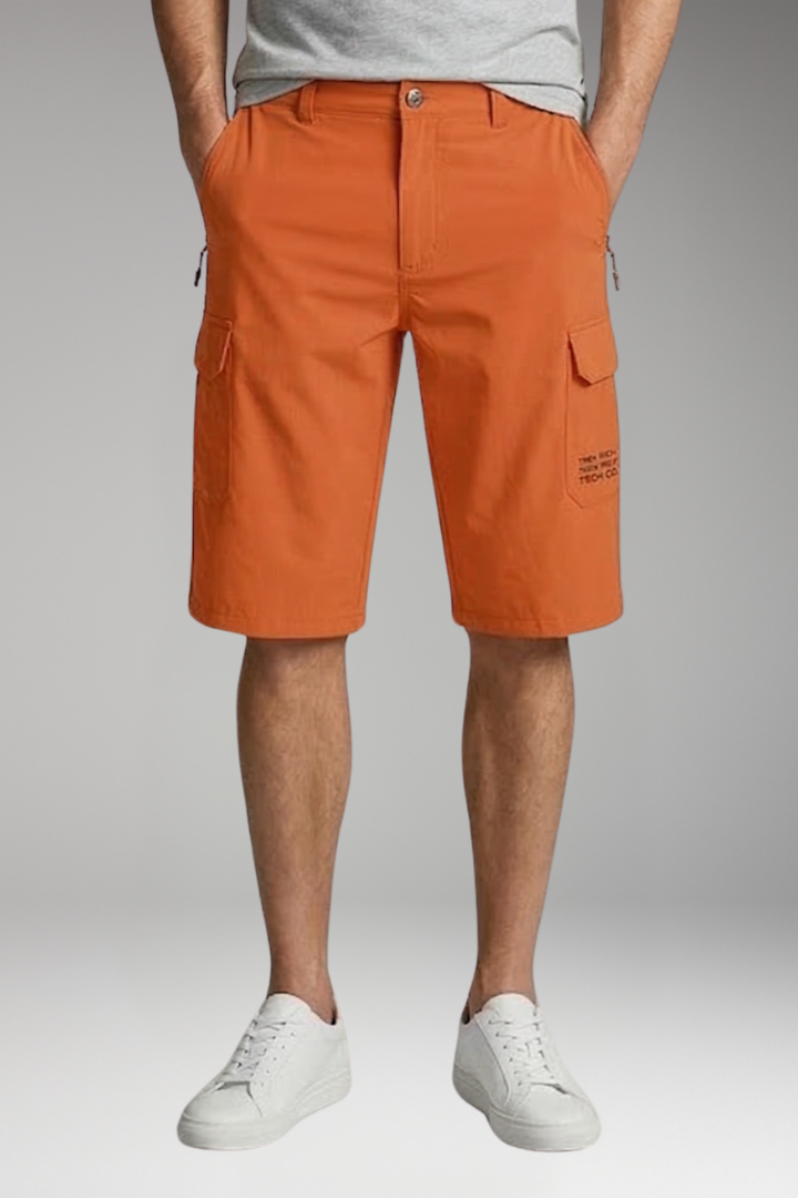 Men's Cargo Shorts with Zippered Pockets
