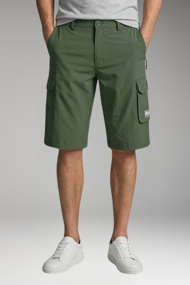 Men's Cargo Shorts with Zippered Pockets