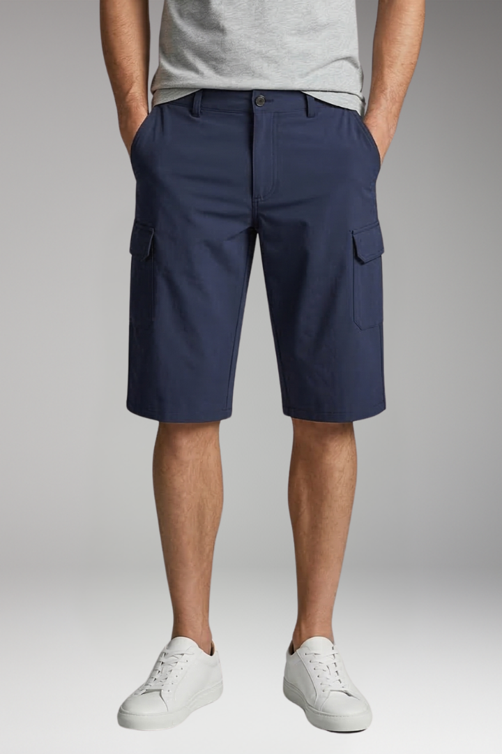 Men's Cargo Shorts with Zippered Pockets