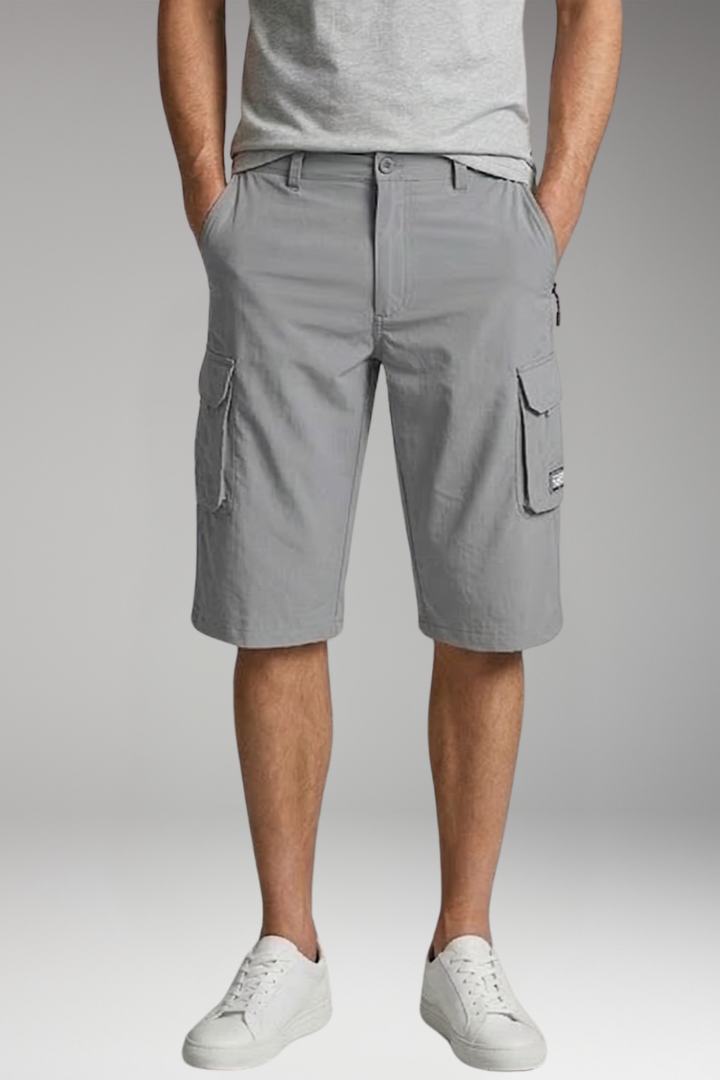 Men's Cargo Shorts with Zippered Pockets