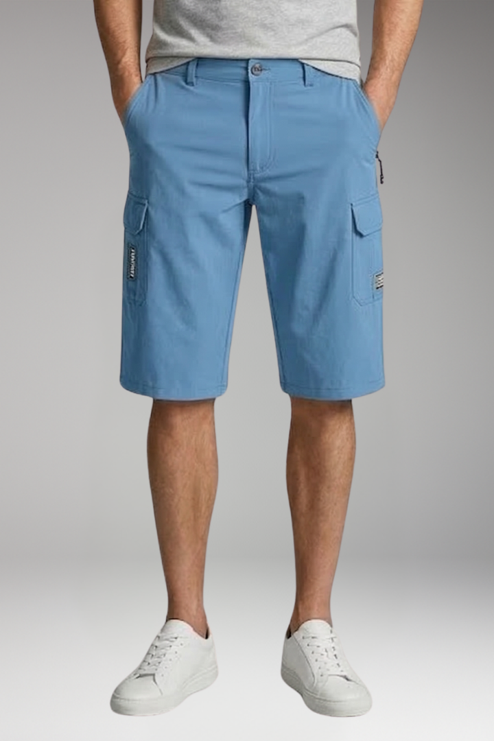 Men's Cargo Shorts with Zippered Pockets