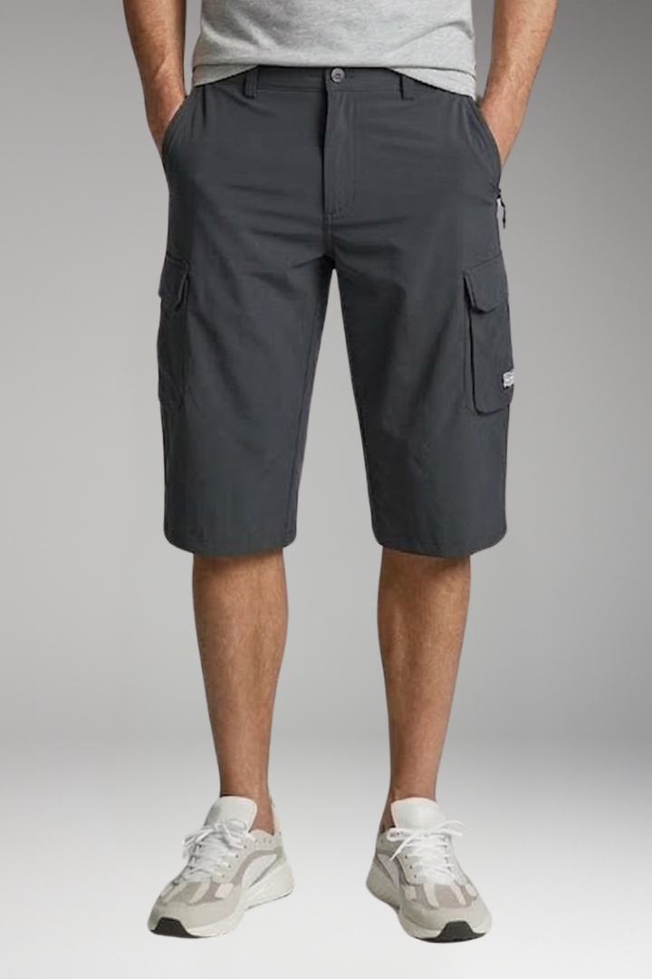 Men's Cargo Shorts with Zippered Pockets