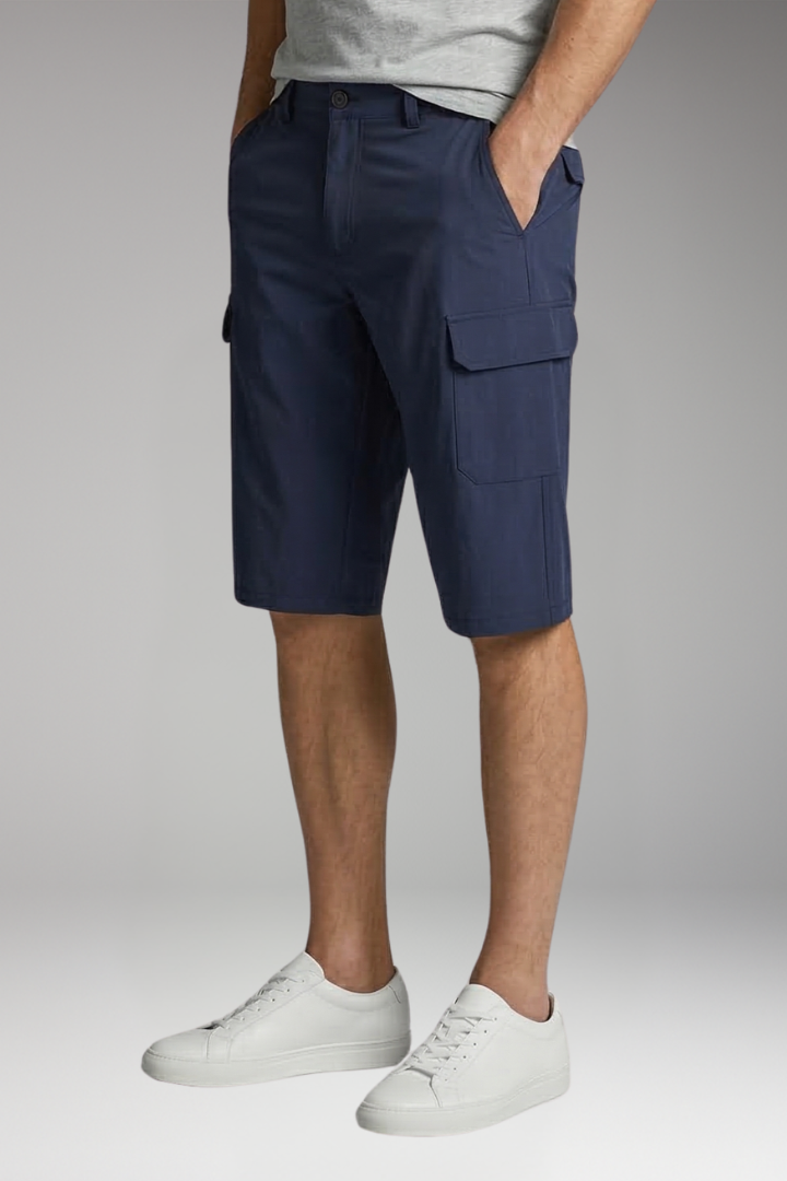 Men's Cargo Shorts with Zippered Pockets