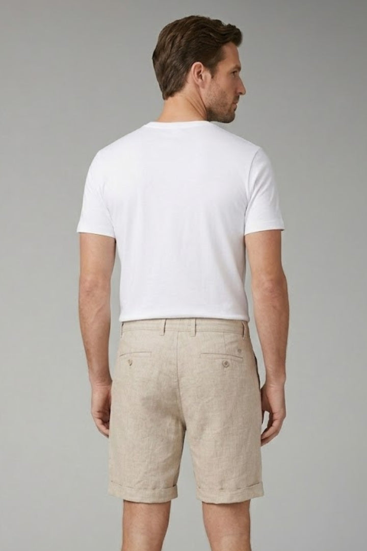 Men's Casual Shorts with Drawstring Waist and Side Pockets
