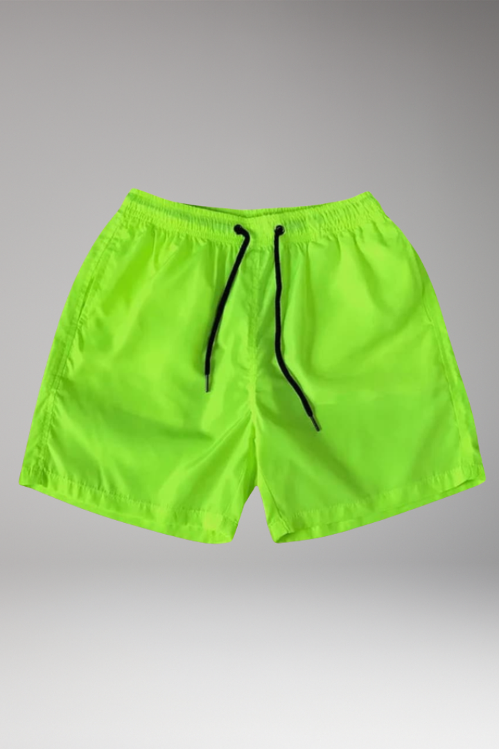Men's Casual Shorts with Drawstring Waistband and Relaxed Fit