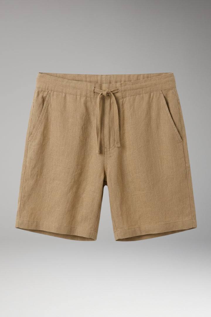 Men's Casual Shorts with Elastic Waistband and Pockets
