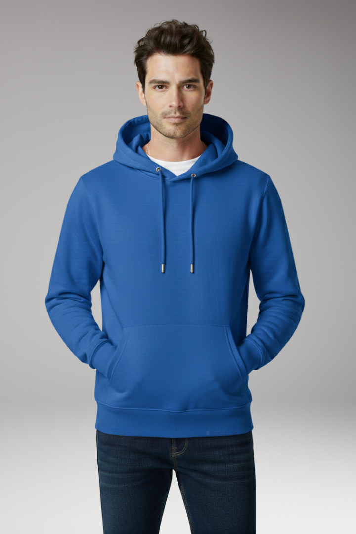Men’s Hoodie with Adjustable Hood and Kangaroo Pocket