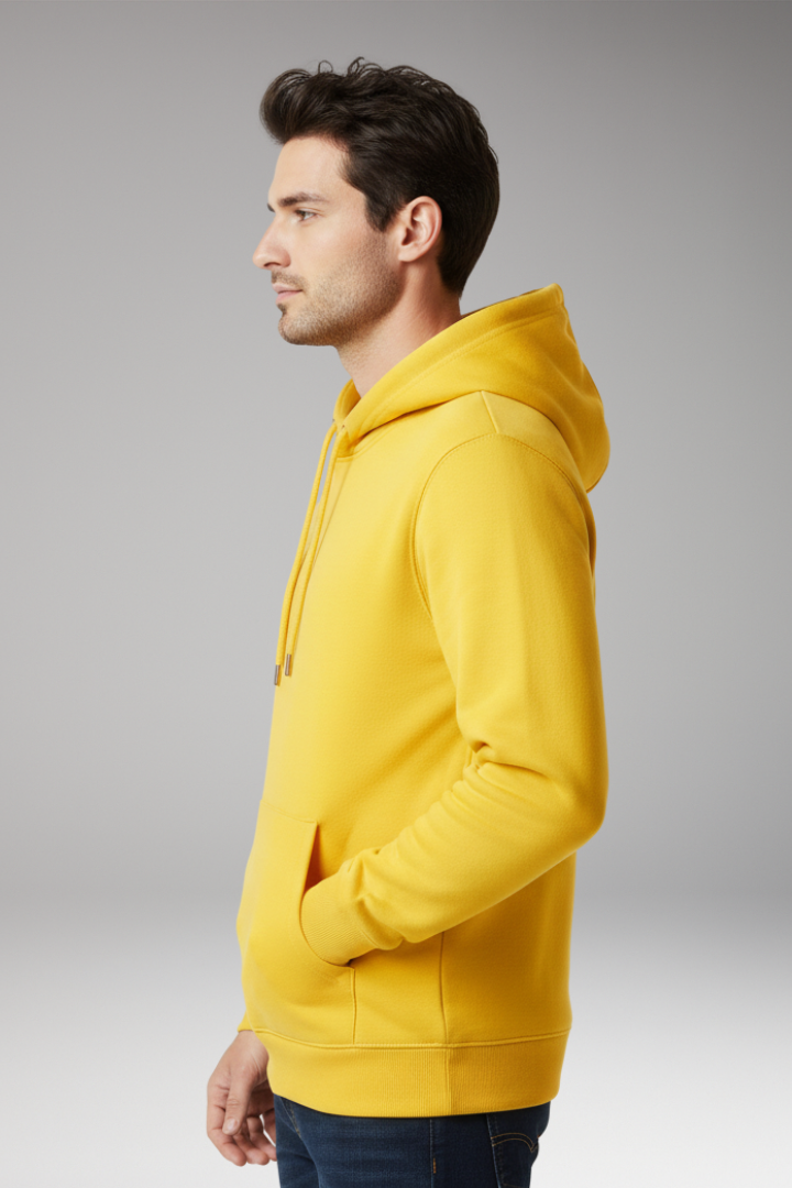 Men’s Hoodie with Adjustable Hood and Kangaroo Pocket