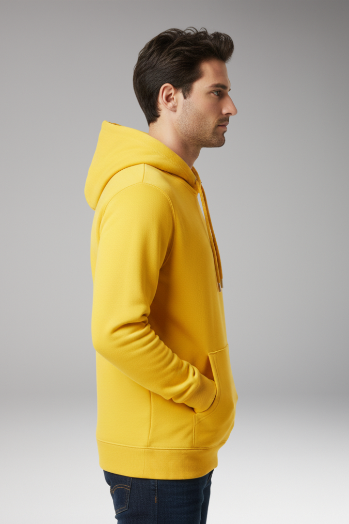 Men’s Hoodie with Adjustable Hood and Kangaroo Pocket