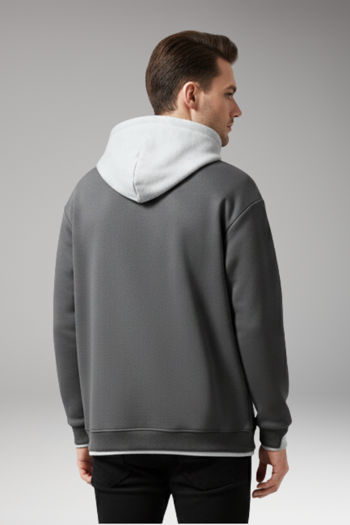 Men’s Hoodie with Drawstring Hood and Kangaroo Pocket