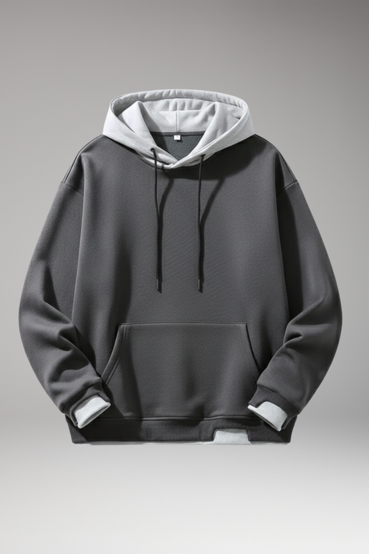 Men’s Hoodie with Drawstring Hood and Kangaroo Pocket