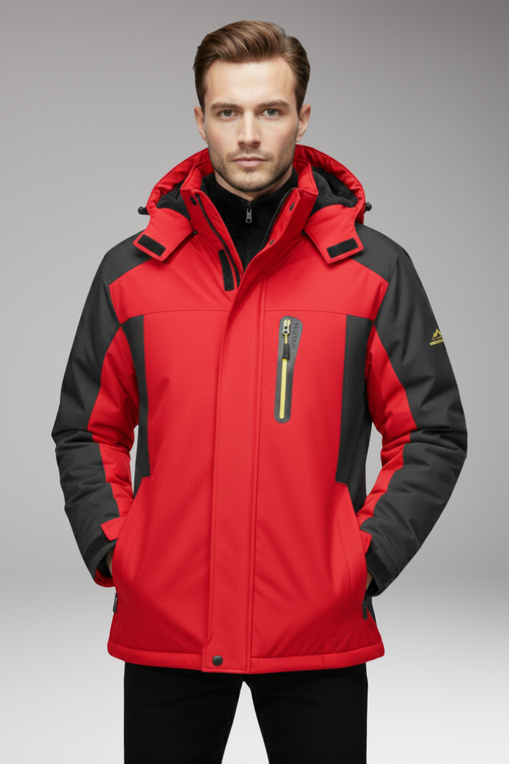 Men’s Jacket with Hood and Insulated Lining