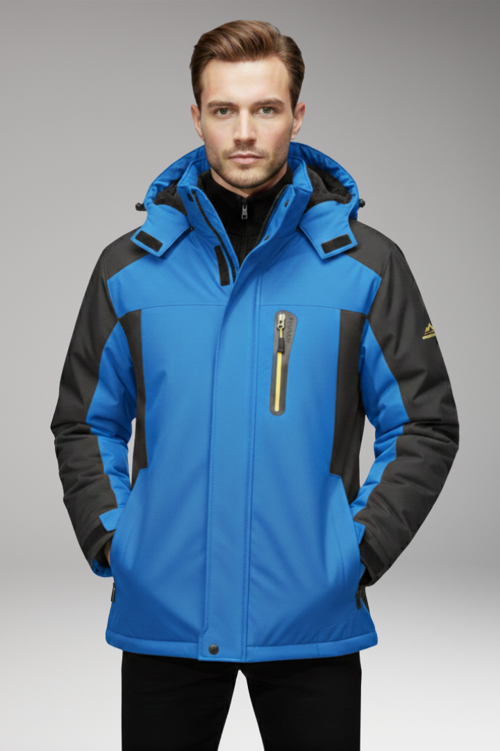 Men’s Jacket with Hood and Insulated Lining