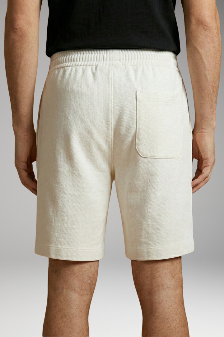 Men's Linen Shorts with Elastic Waistband and Side Pockets