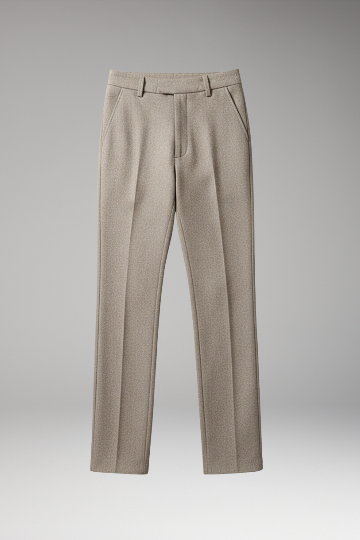Men’s Trousers with Slim Legs and Standard Hem