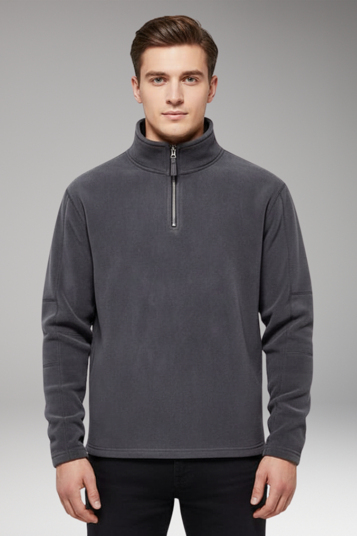 Men’s Pullover with Quarter Zip and Inner Lining