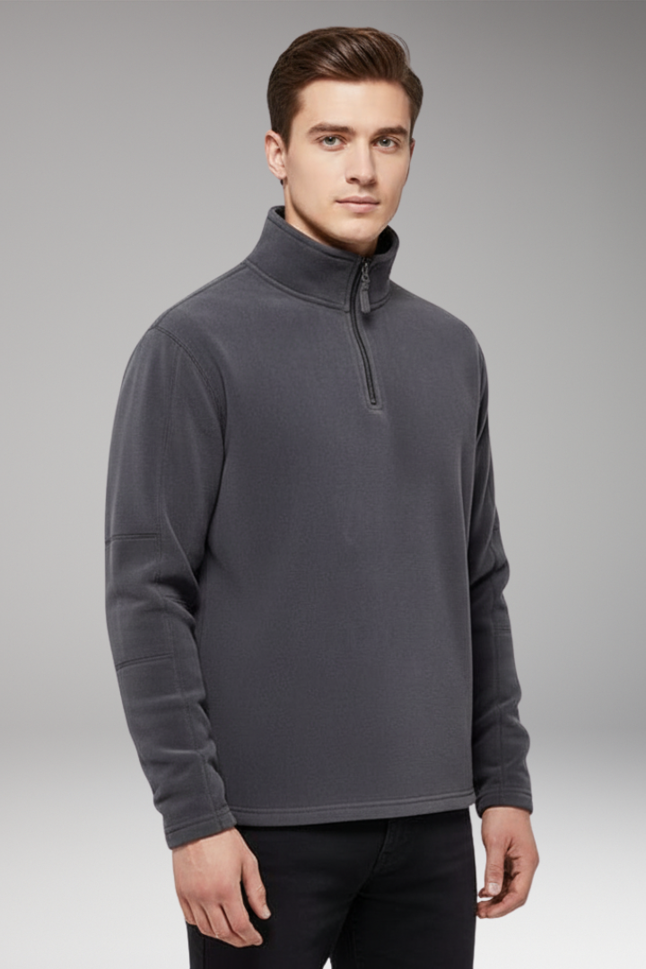 Men’s Pullover with Quarter Zip and Inner Lining