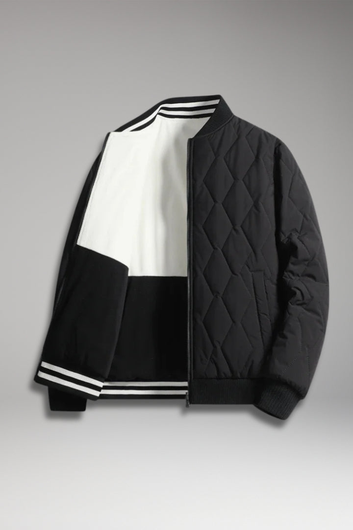 Men's Reversible Jacket with Dual-Style Design