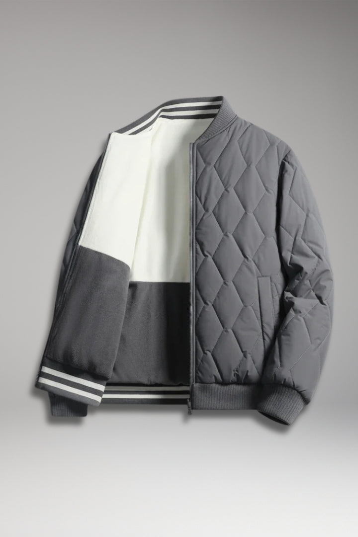 Men's Reversible Jacket with Dual-Style Design