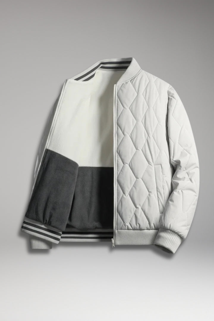 Men's Reversible Jacket with Dual-Style Design
